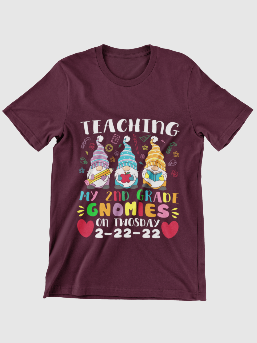 Teaching My 2nd Grade On Twosday Graphic T-shirt
