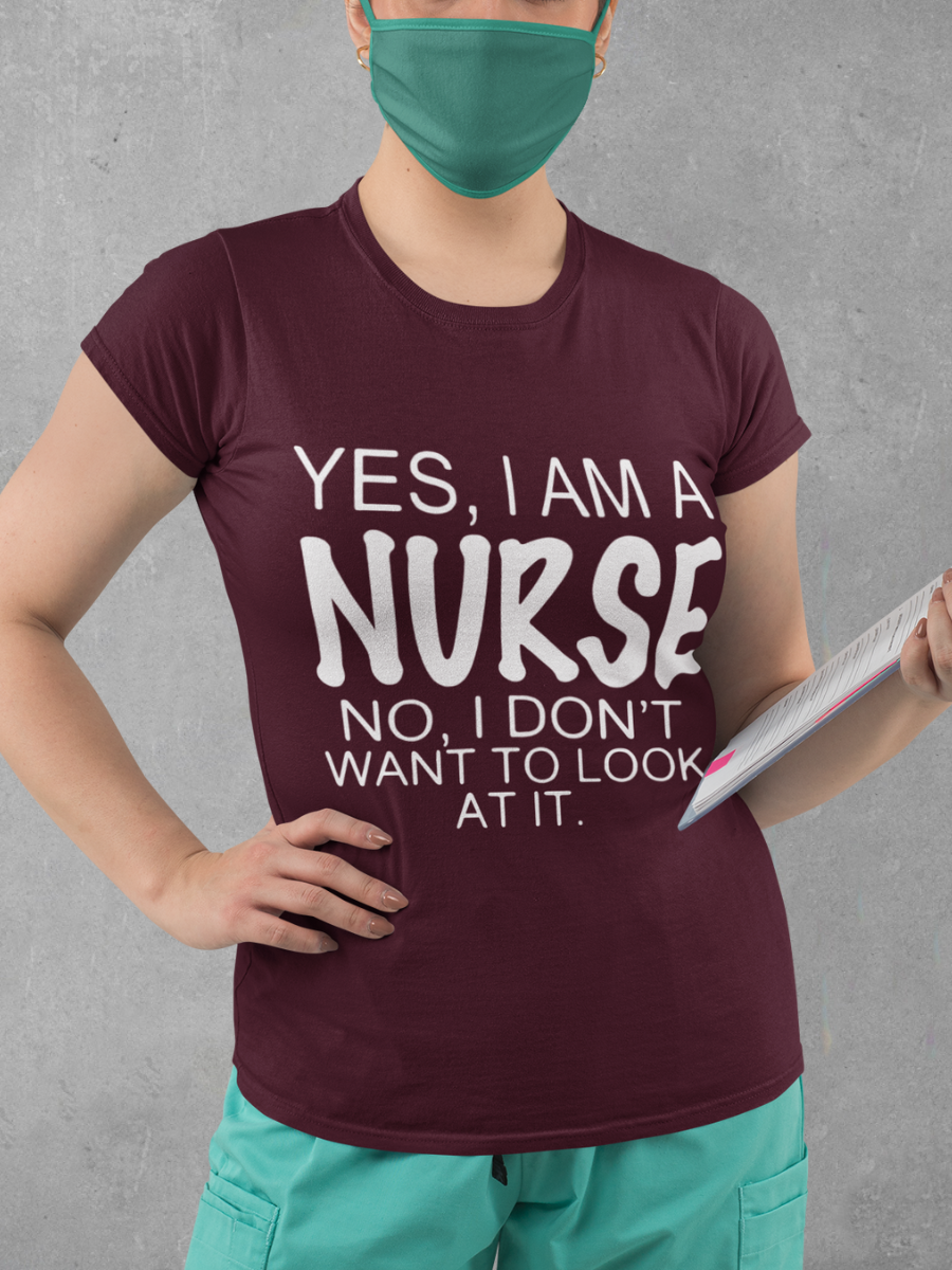 Yes I'm A Nurse Graphic T-shirt