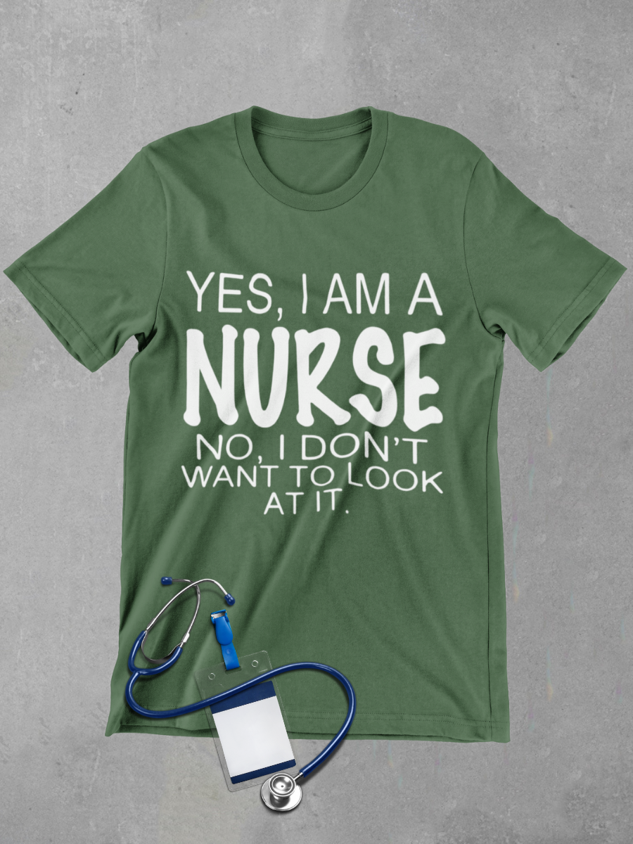 Yes I'm A Nurse Graphic T-shirt