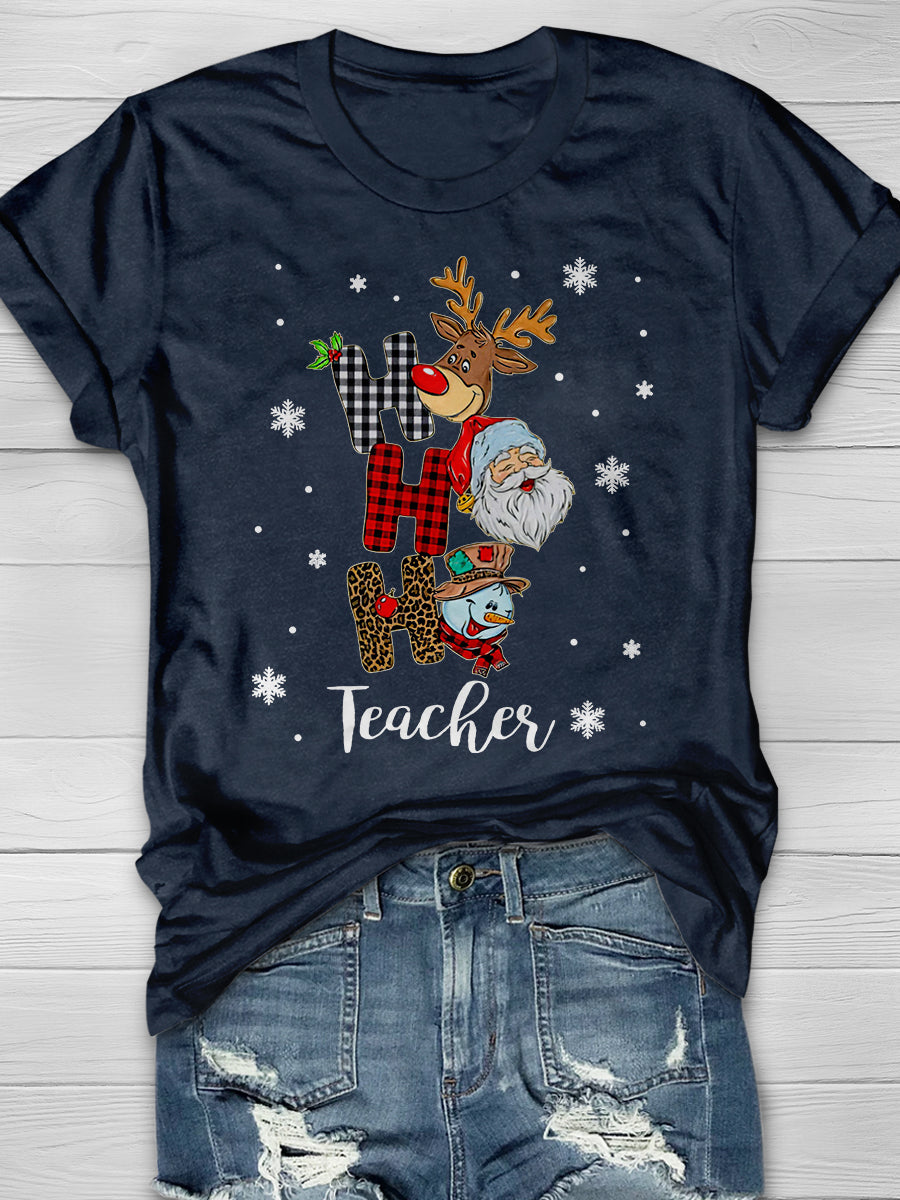 Teacher Print Graphic T-shirts