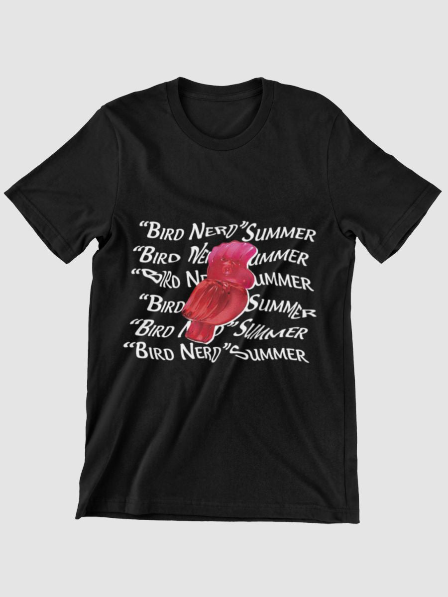 Bird Nerd Summer Graphic T-shirt