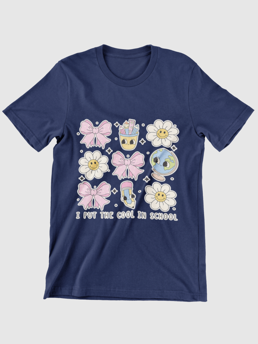 I Put the Cool In School Graphic T-shirt