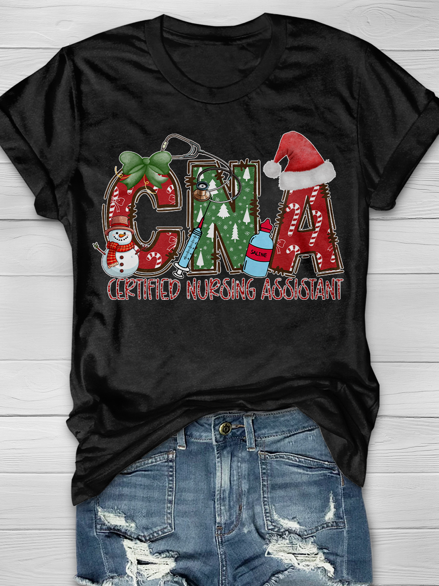 Christmas CNA Graphic T-shirts
