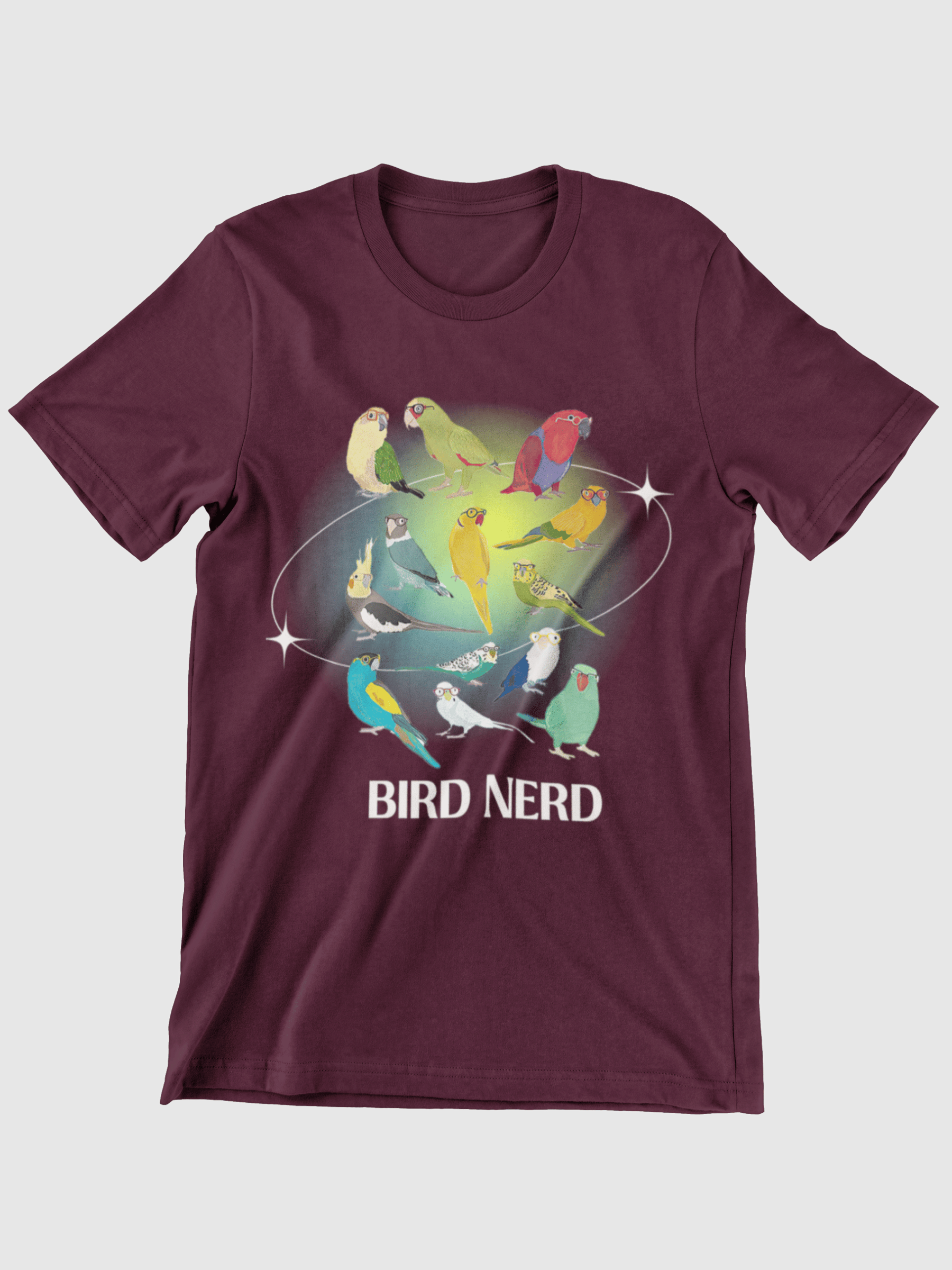 Bird Watching Bird Nerd Graphic T-shirt