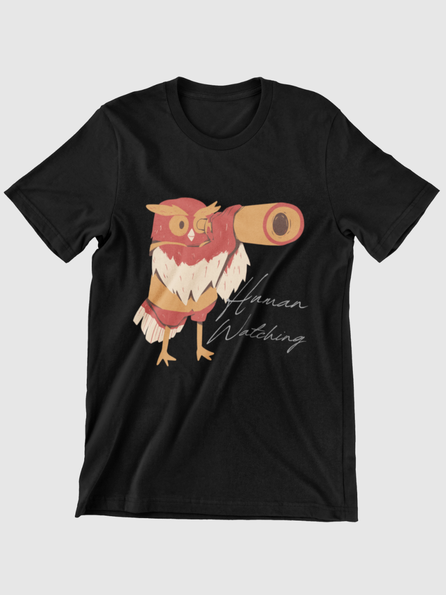 Bird Watching Human Watching Graphic T-shirt