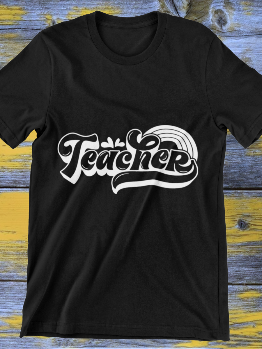 Vintage Teacher Graphic T-shirt