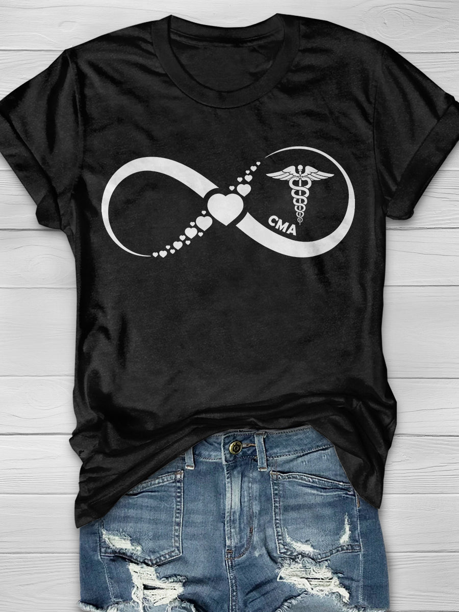 CMA Infinity Print Short Sleeve T-shirt