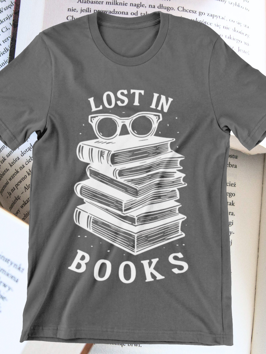 Booktrovert Lost In Books Graphic T-shirts