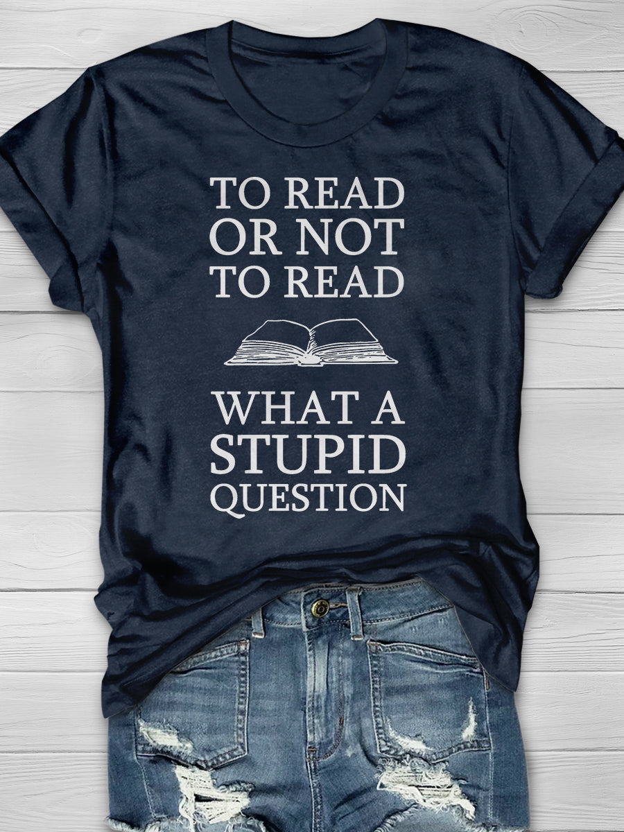 Book Lover Print Graphic T-shirts