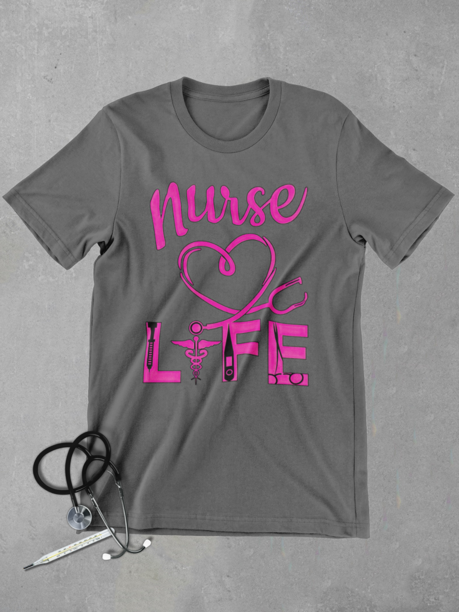 Nurse Life Graphic T-shirt