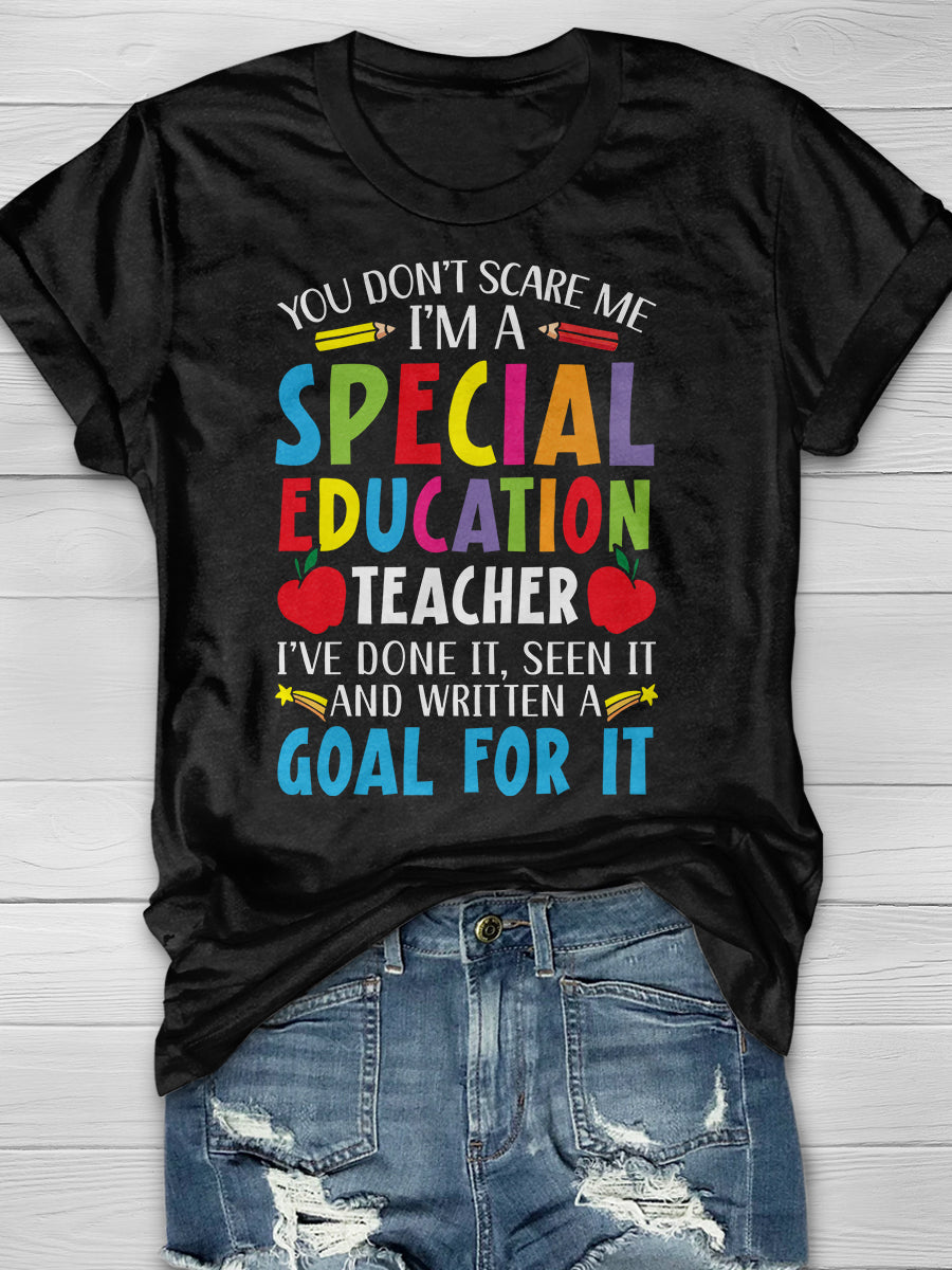 Special Education Teacher Print Graphic T-shirts