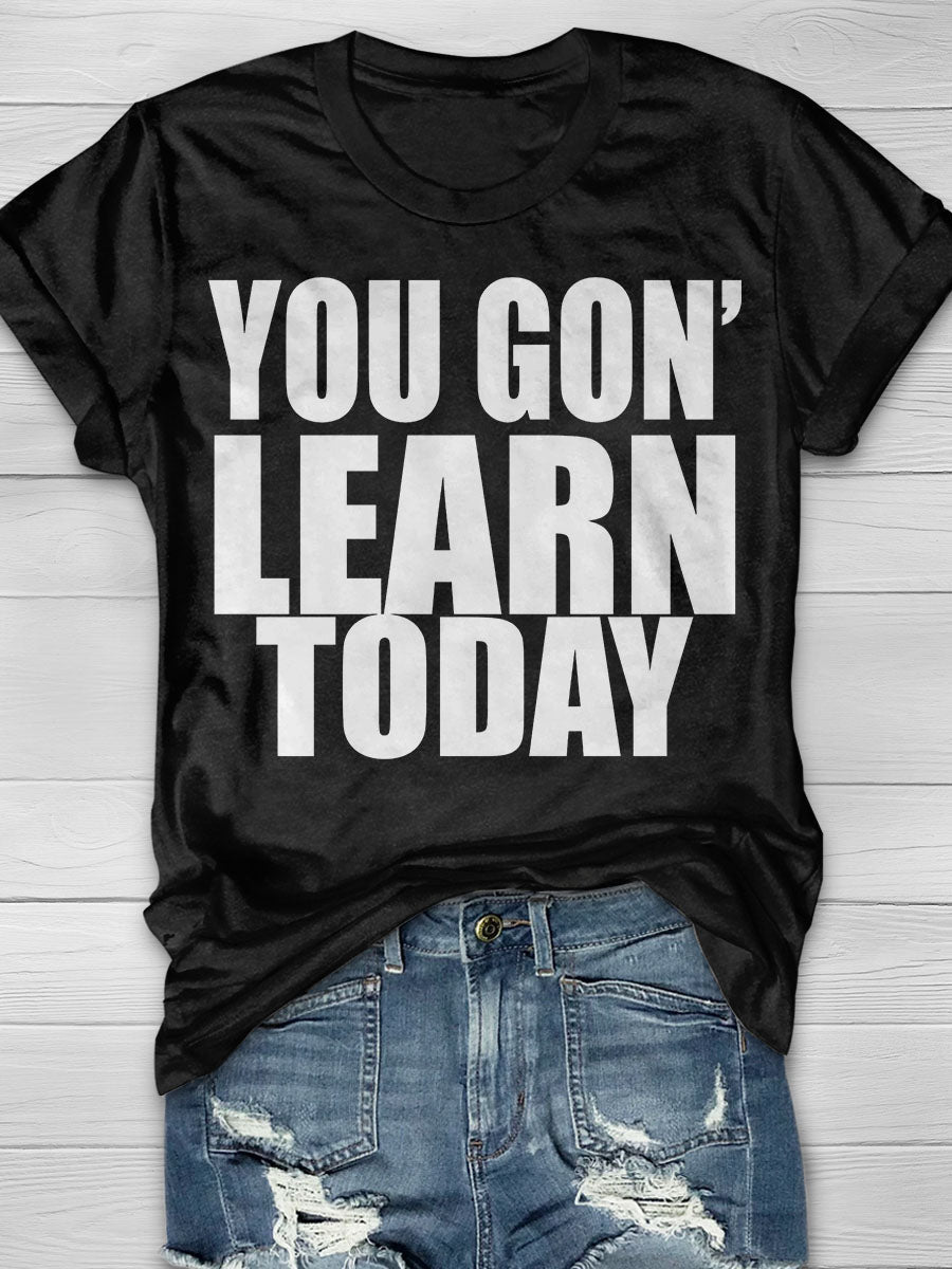 Funny Teacher Print Graphic T-shirts