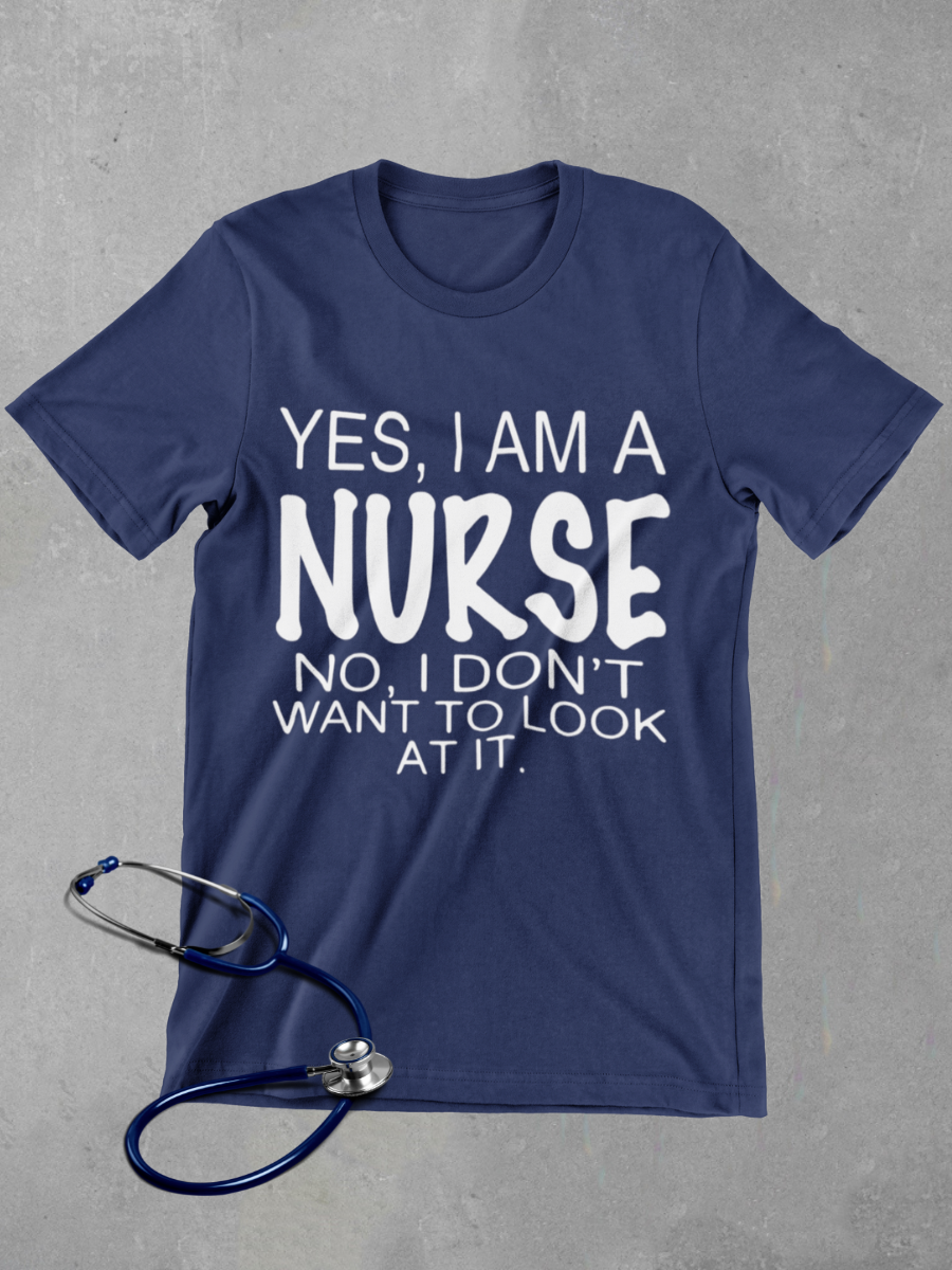 Yes I'm A Nurse Graphic T-shirt