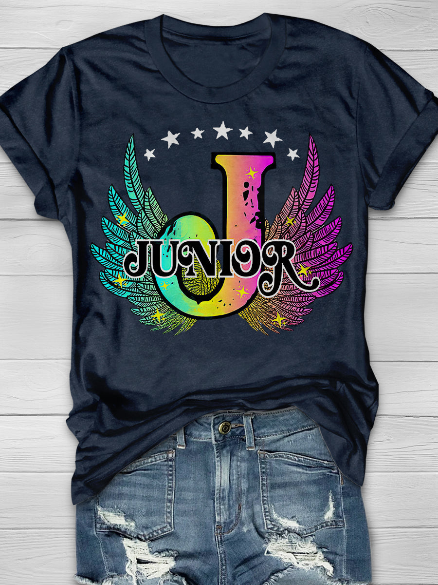 Junior Wings Print Graphic T-shirts