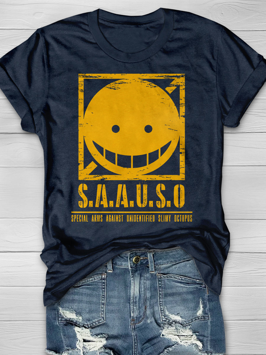 S.A.A.U.S.O Print Graphic T-shirts