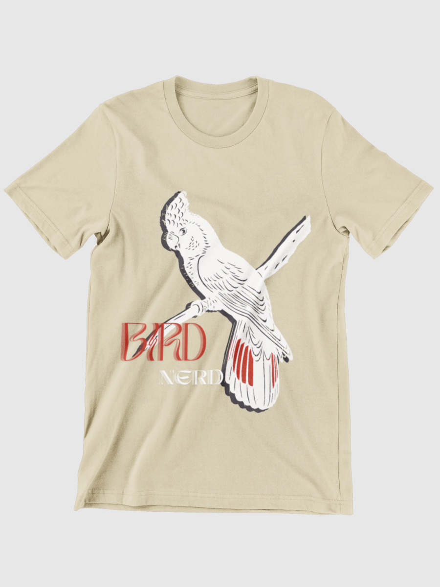 Cockatiel Bird Nerd Graphic T-shirt