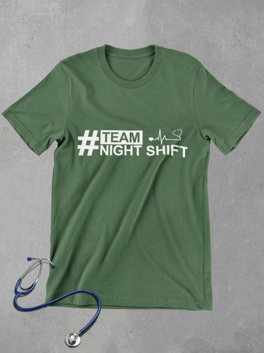 Night Shift Nurse Graphic T-shirt