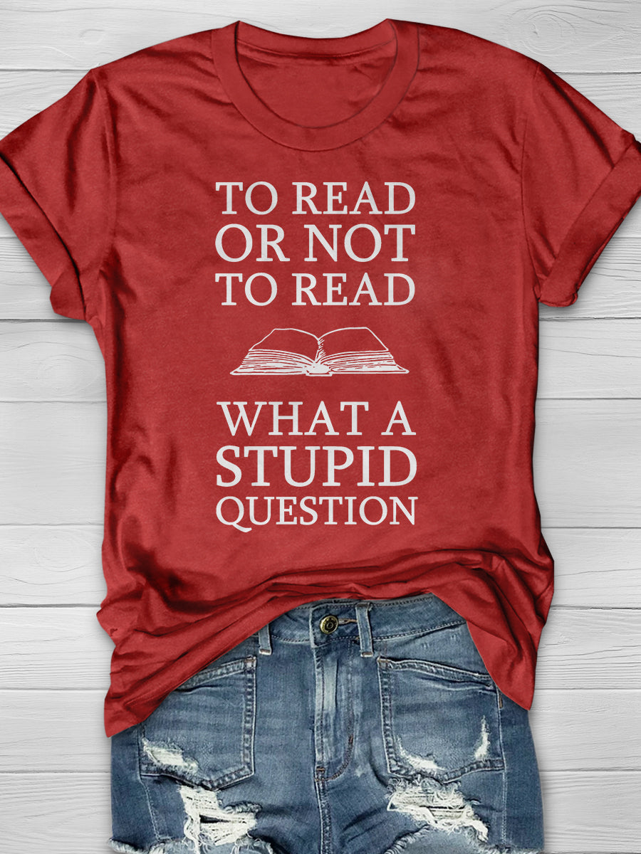 Book Lover Print Graphic T-shirts
