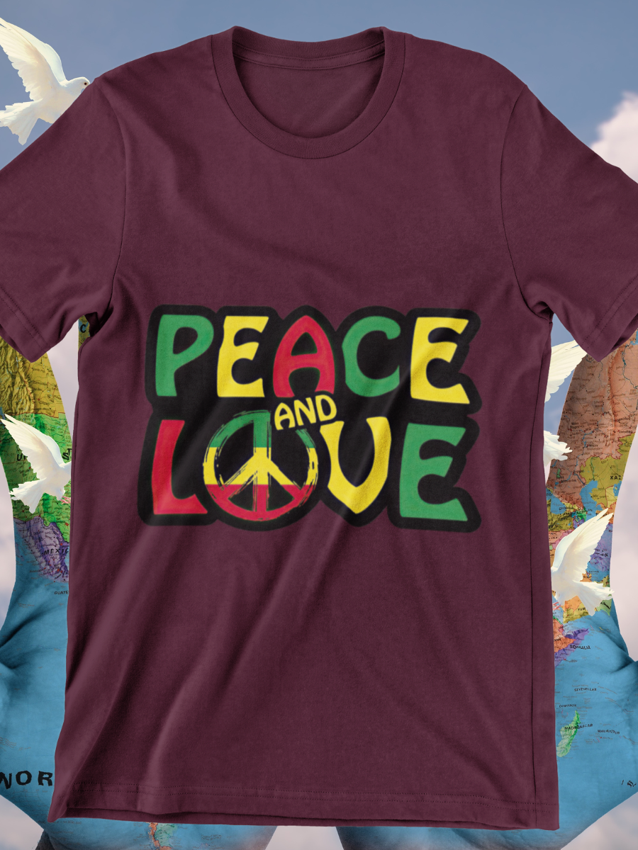 Peace And Love Graphic T-shirts