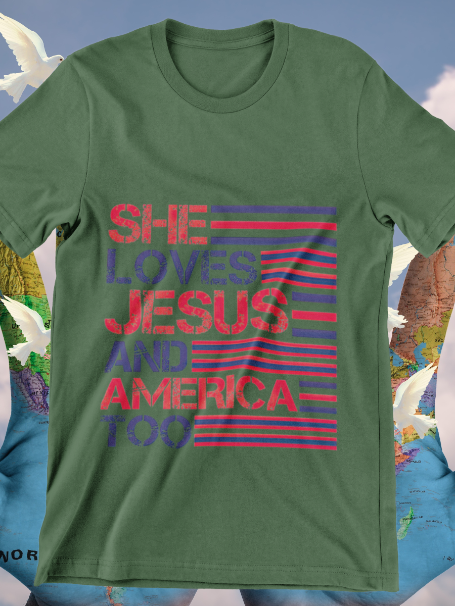 She Love Jesus Graphic T-shirts