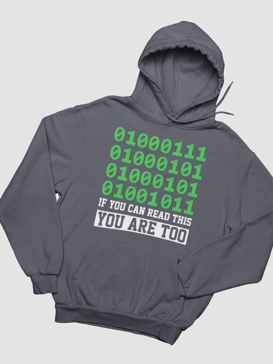 Geek Code Graphic Pure Cotton Hoodie