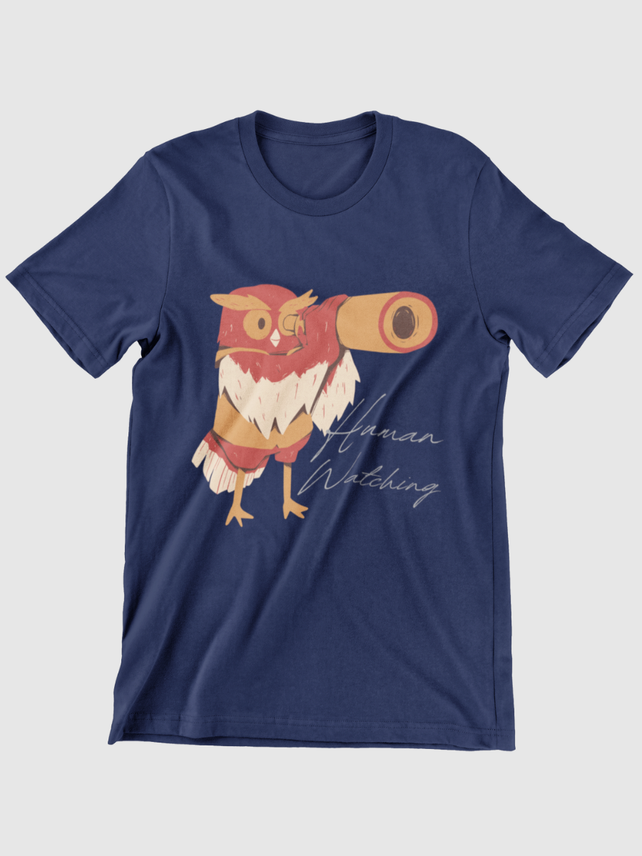 Bird Watching Human Watching Graphic T-shirt