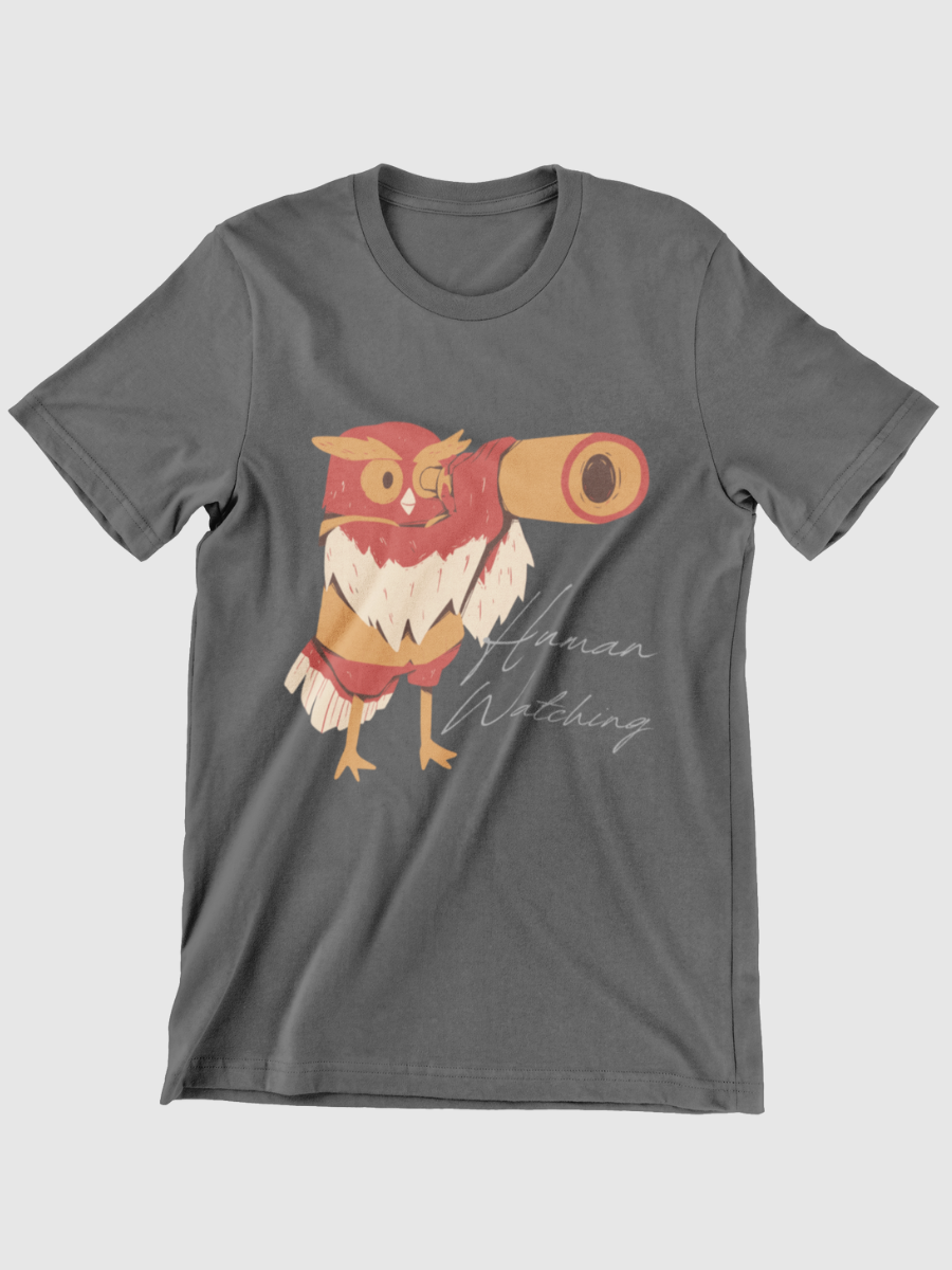 Bird Watching Human Watching Graphic T-shirt
