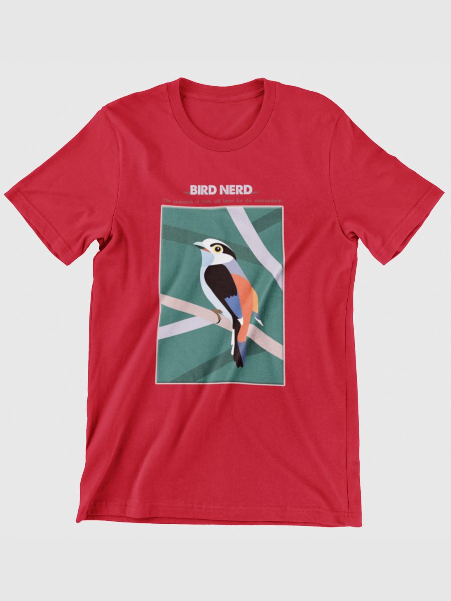 Bird on a Branch Birdwatcher Graphic T-shirt