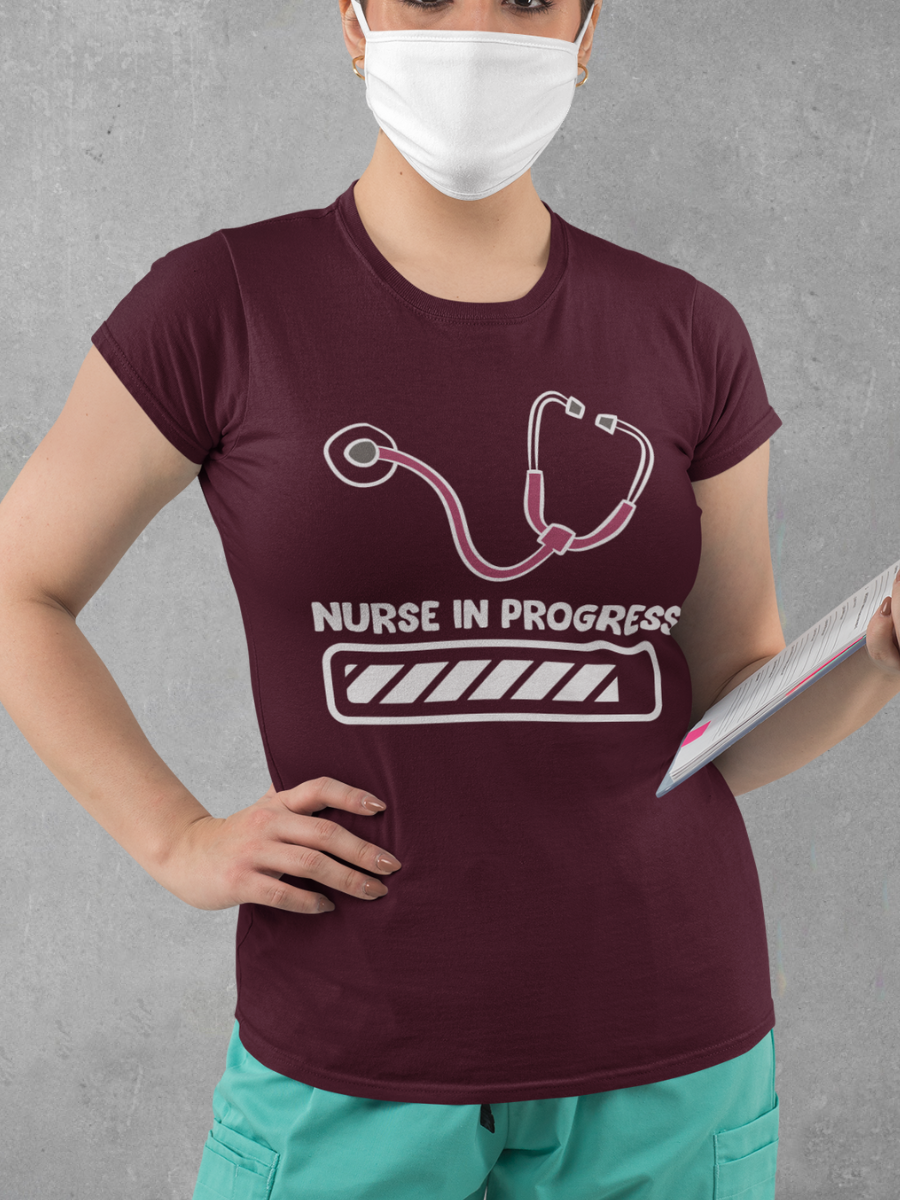 Nurse In Progress Graphic T-shirt