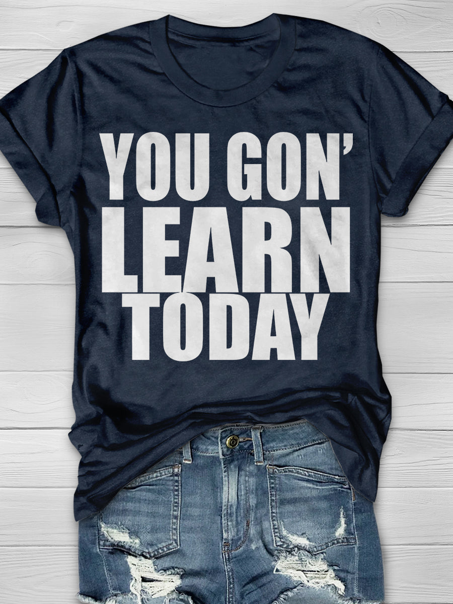 Funny Teacher Print Graphic T-shirts