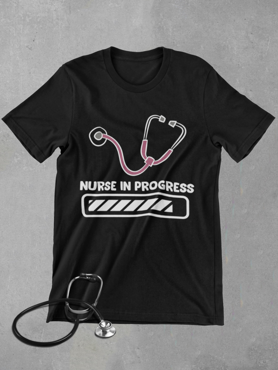 Nurse In Progress Graphic T-shirt