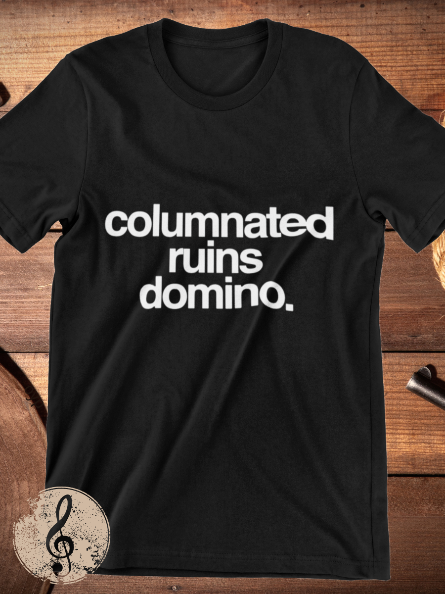 Columnated Ruins Domino Graphic T-shirt
