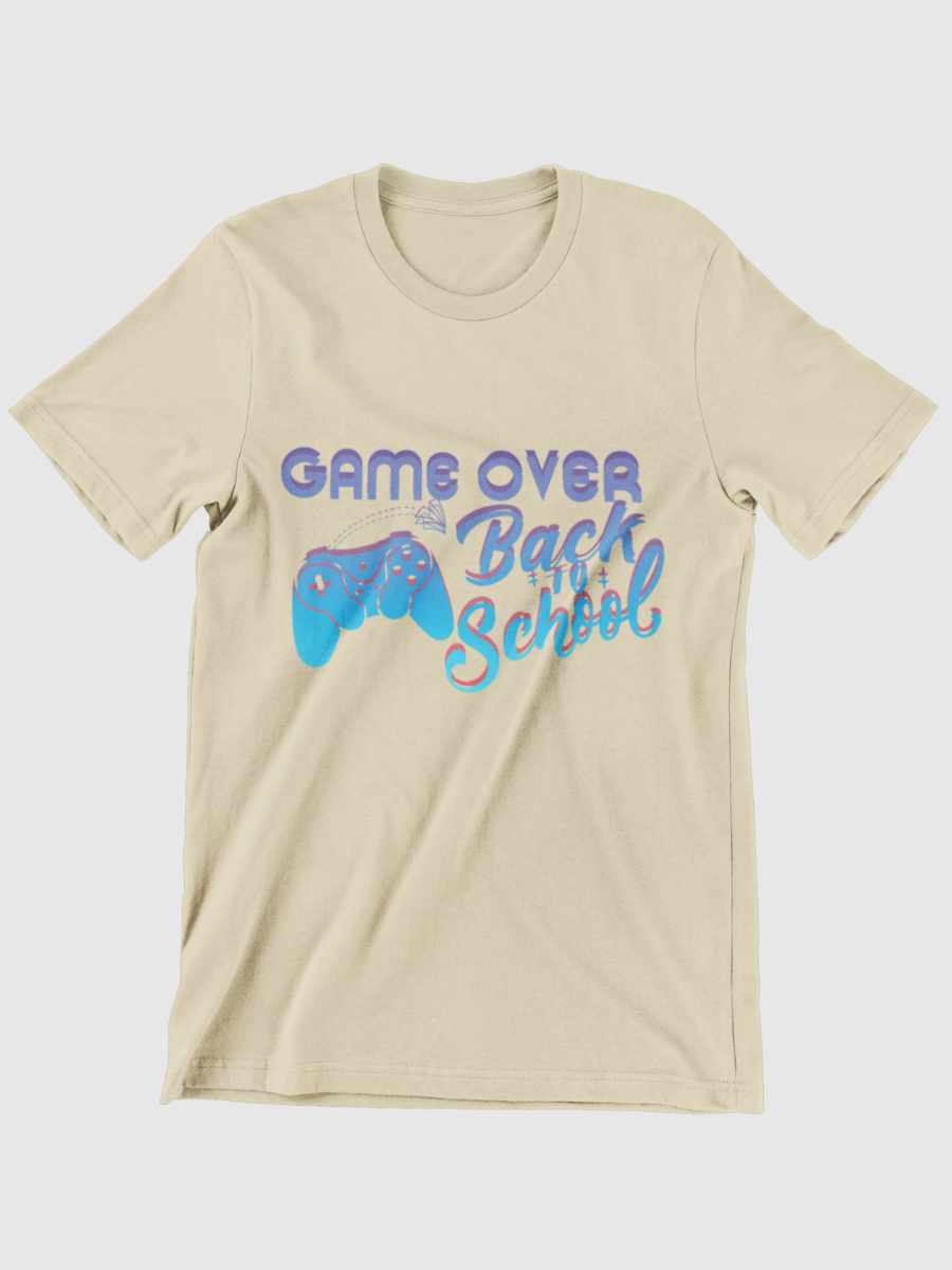 Game Over Back To School Graphic T-shirt