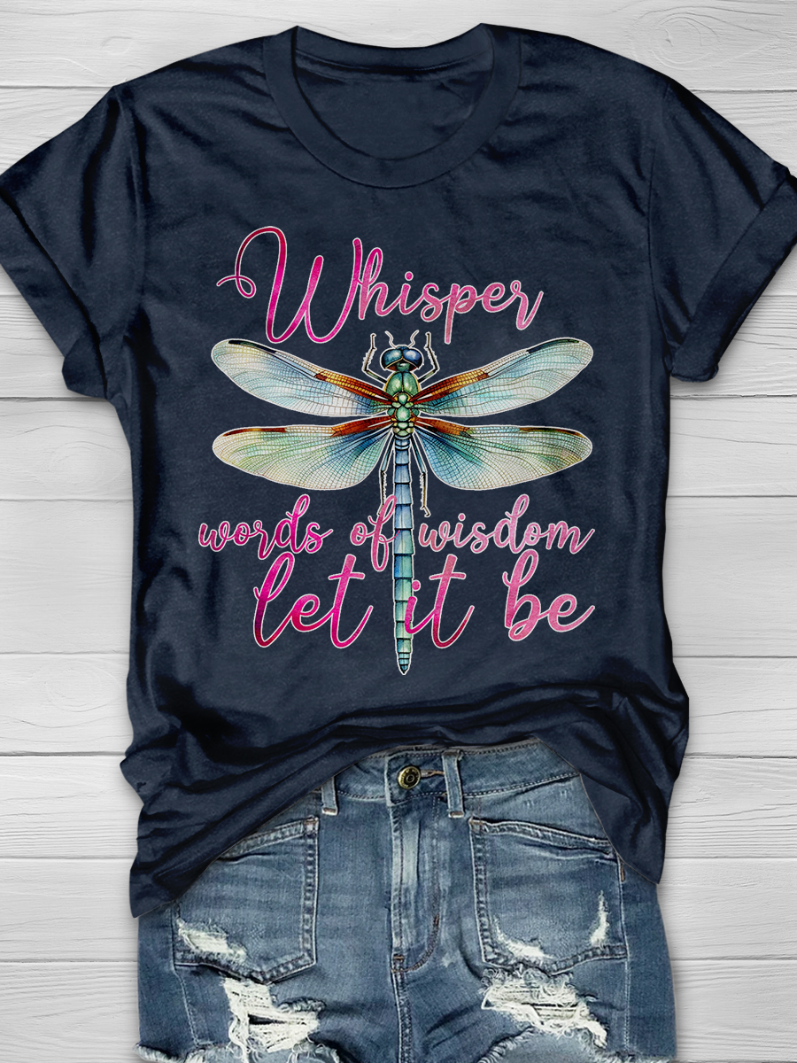 Whisper Words Of Wisdom Let It Be Graphic T-shirts
