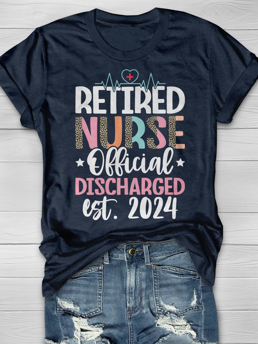 Retired Nurse Official Graphic T-shirts