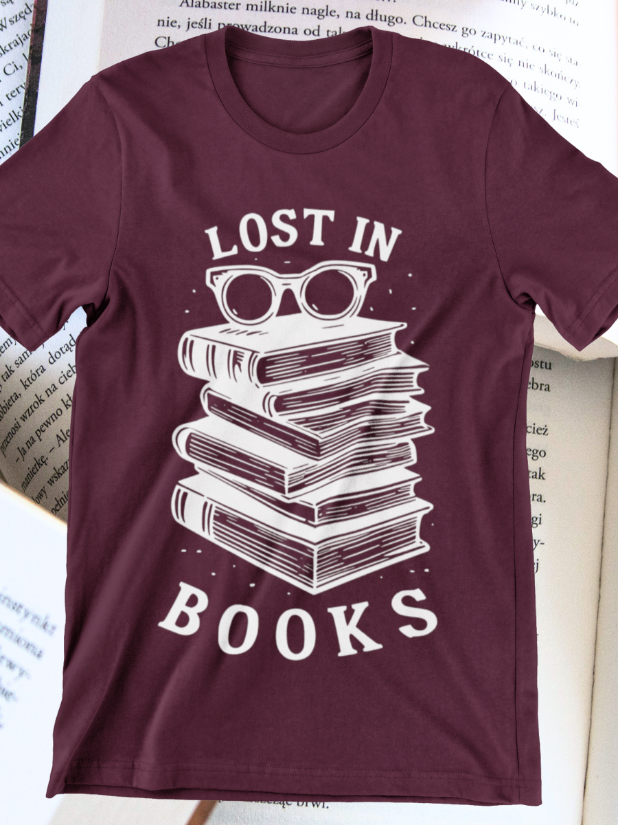 Booktrovert Lost In Books Graphic T-shirts