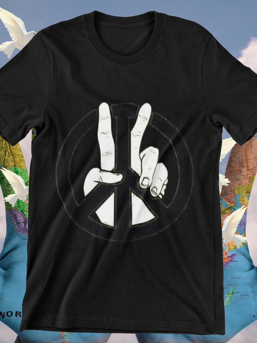 Peace Sign Graphic T-shirts