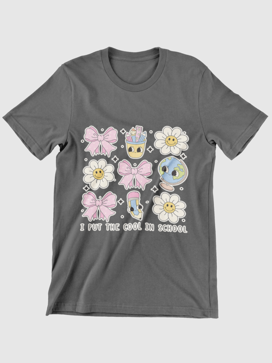 I Put the Cool In School Graphic T-shirt