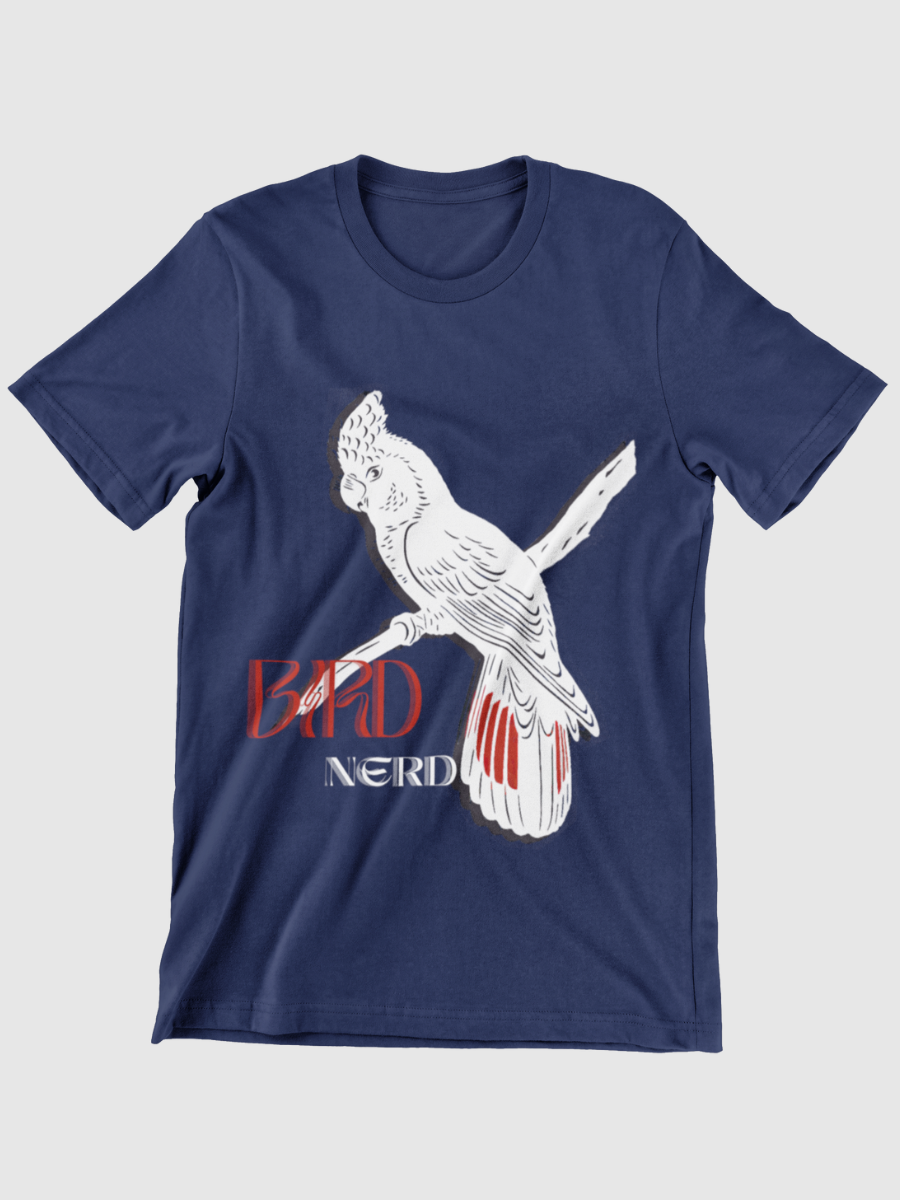 Cockatiel Bird Nerd Graphic T-shirt