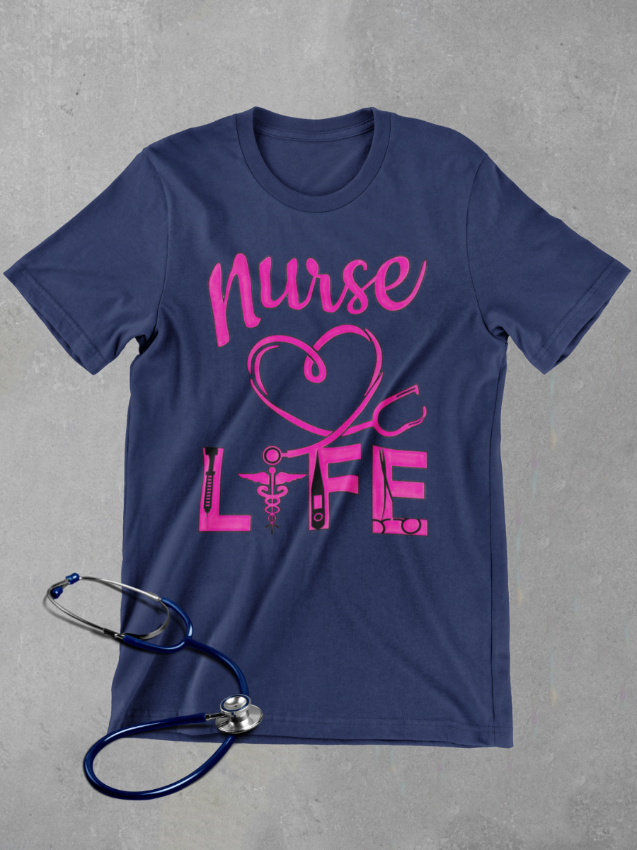 Nurse Life Graphic T-shirt