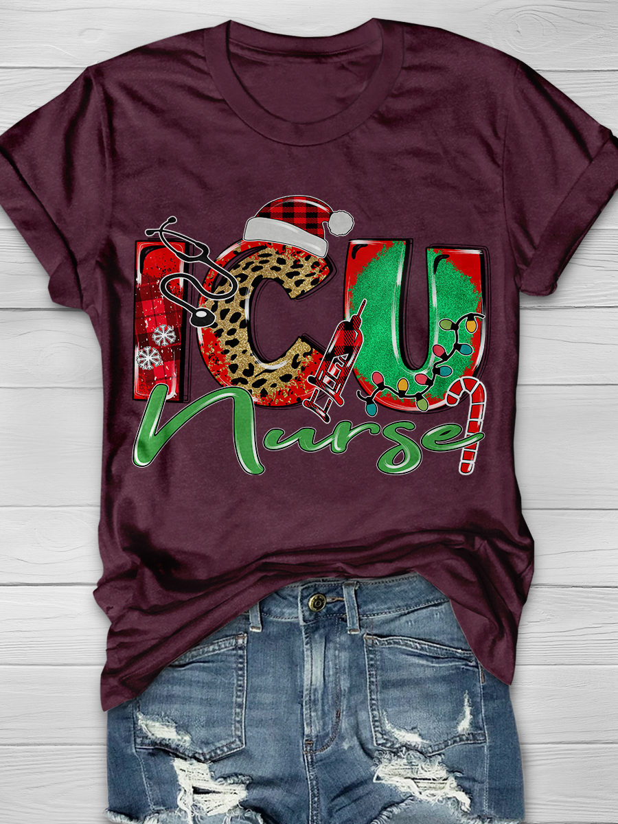 ICU Nurse Graphic T-shirts