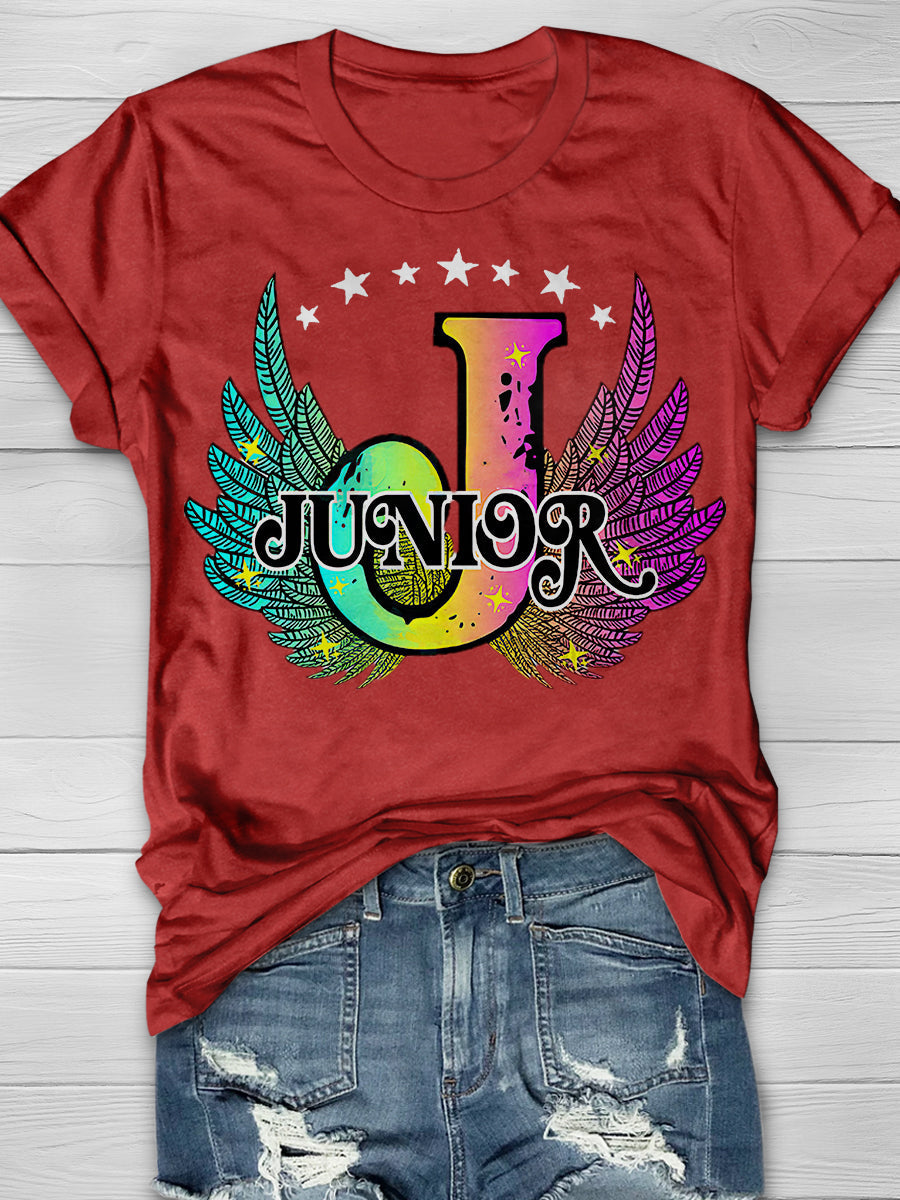Junior Wings Print Graphic T-shirts