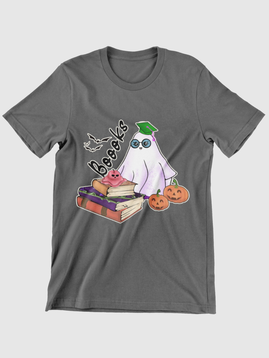 Halloween Boooks Graphic T-shirt