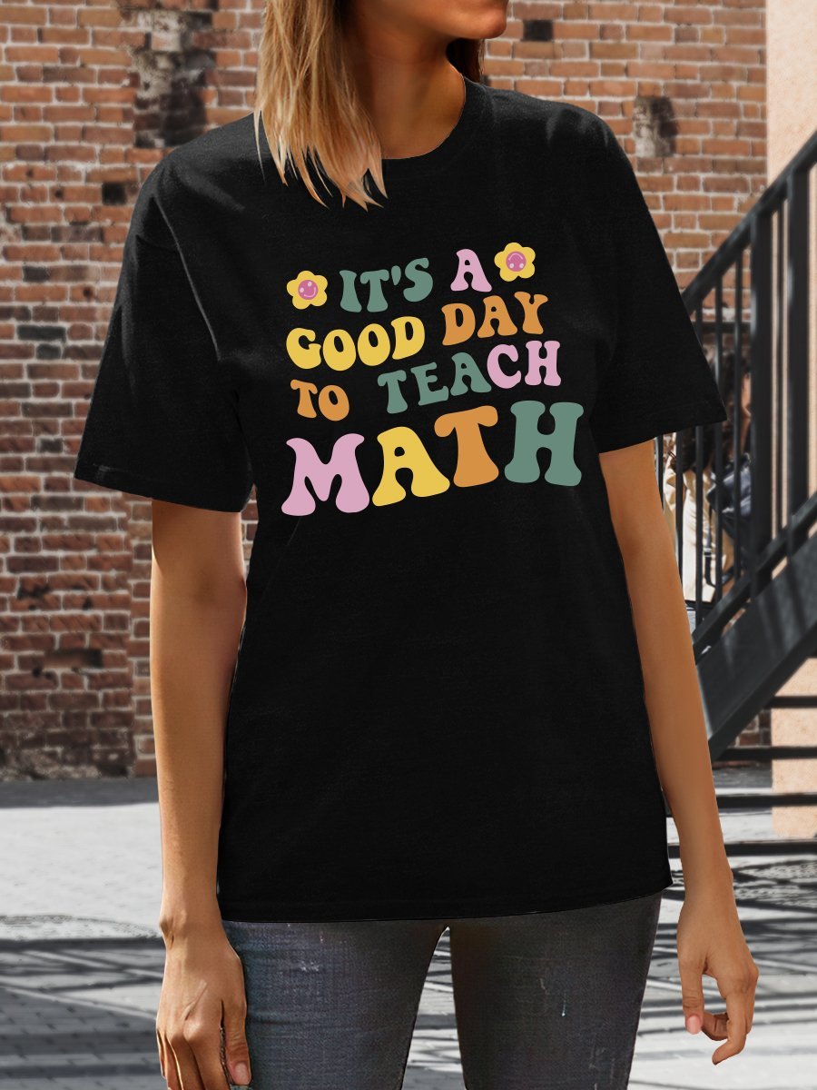 Teacher Life Print Graphic T-shirts