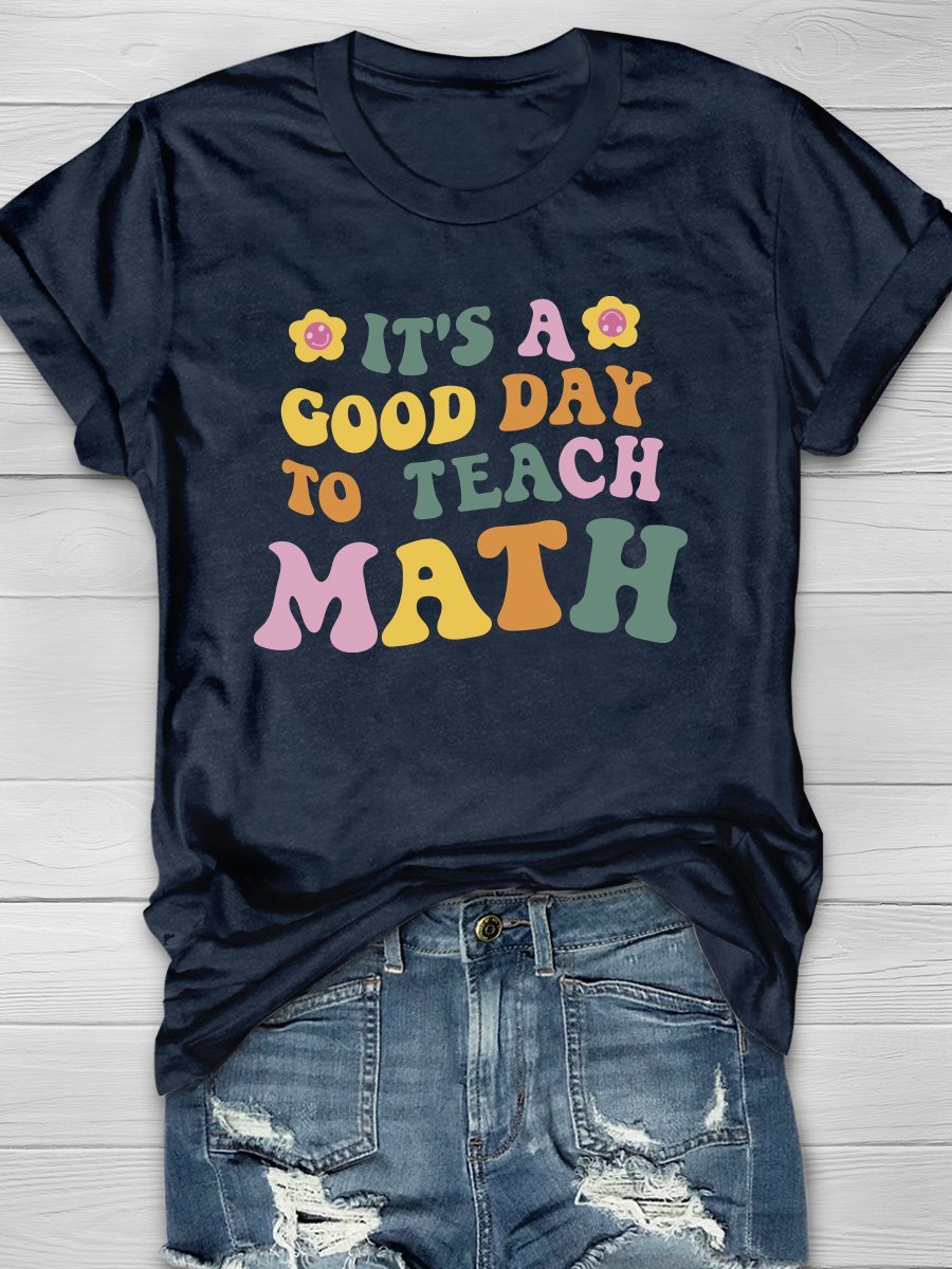 Teacher Life Print Graphic T-shirts