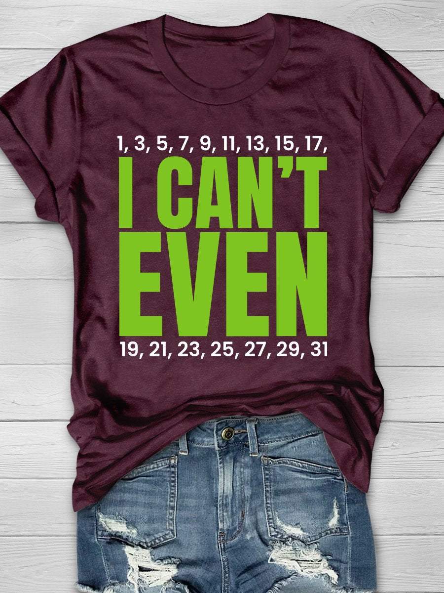 Funny Math Teacher Print Graphic T-shirts