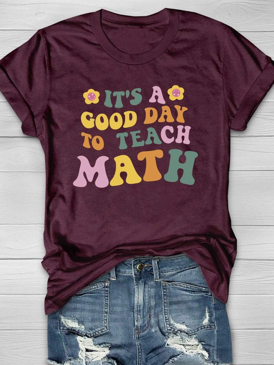 Teacher Life Print Graphic T-shirts