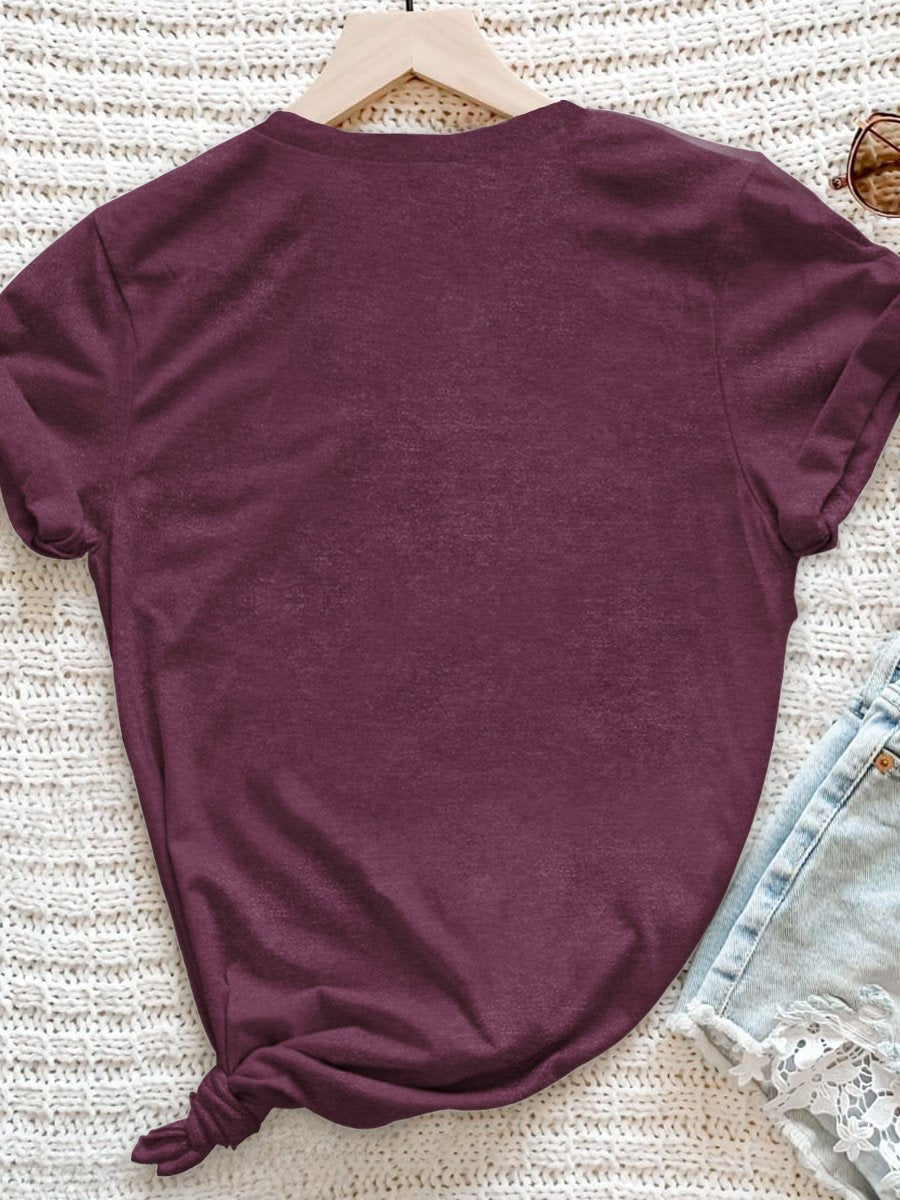 Nurse Print Short Sleeve T-shirt