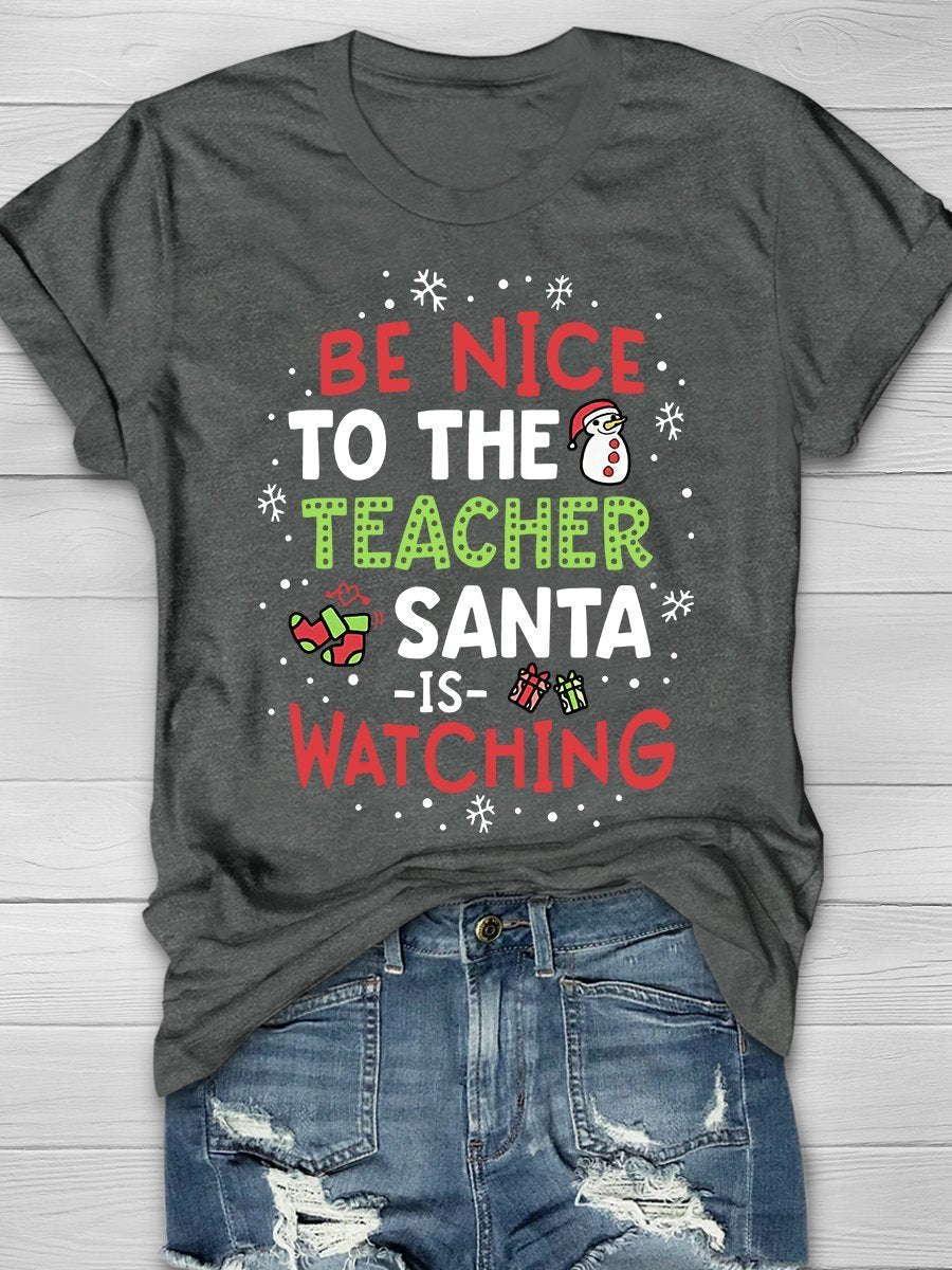 Teacher Print Graphic T-shirts