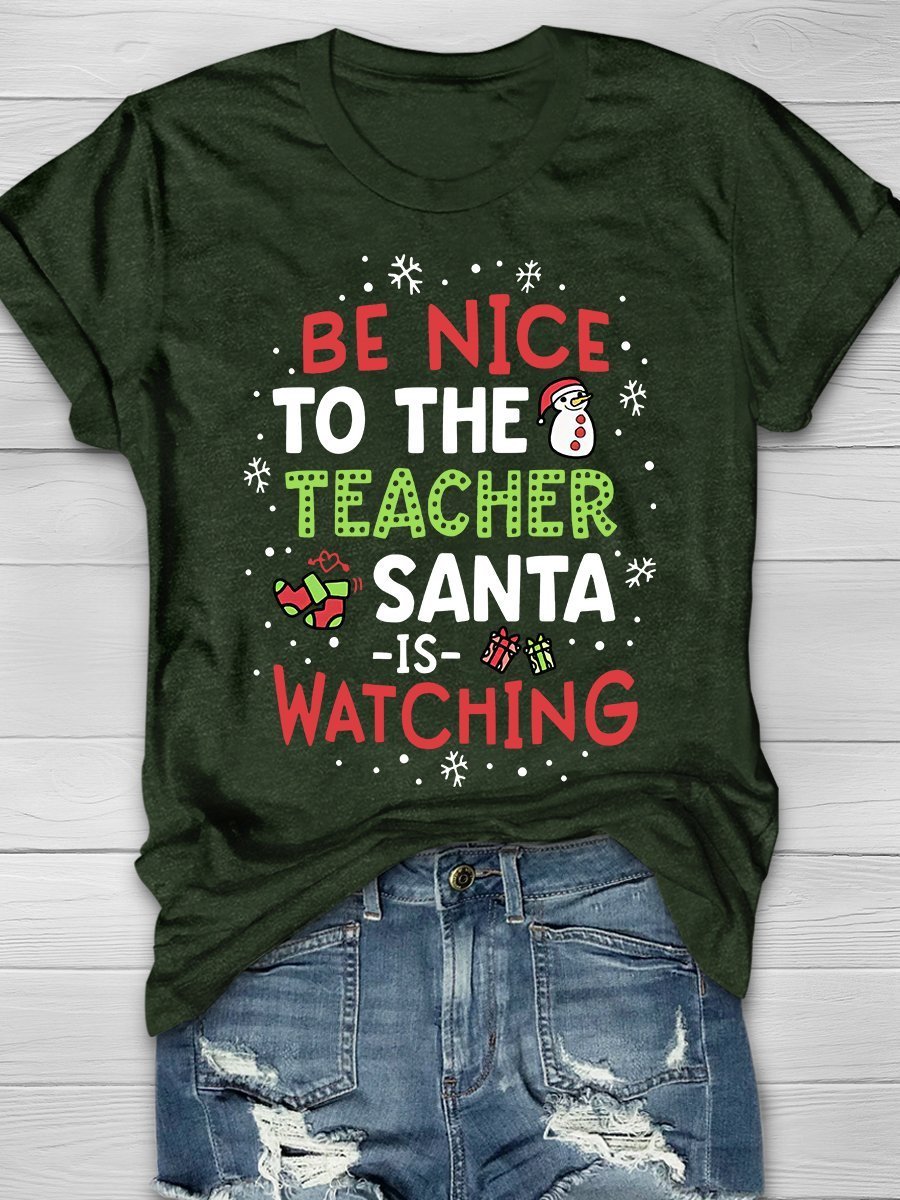 Teacher Print Graphic T-shirts